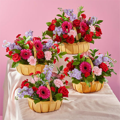 Pink Picnic Basket –  Liberty Flower Farm, Forest VA