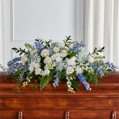 Timeless Essence Casket Spray –  Liberty Flower Farm, Forest VA