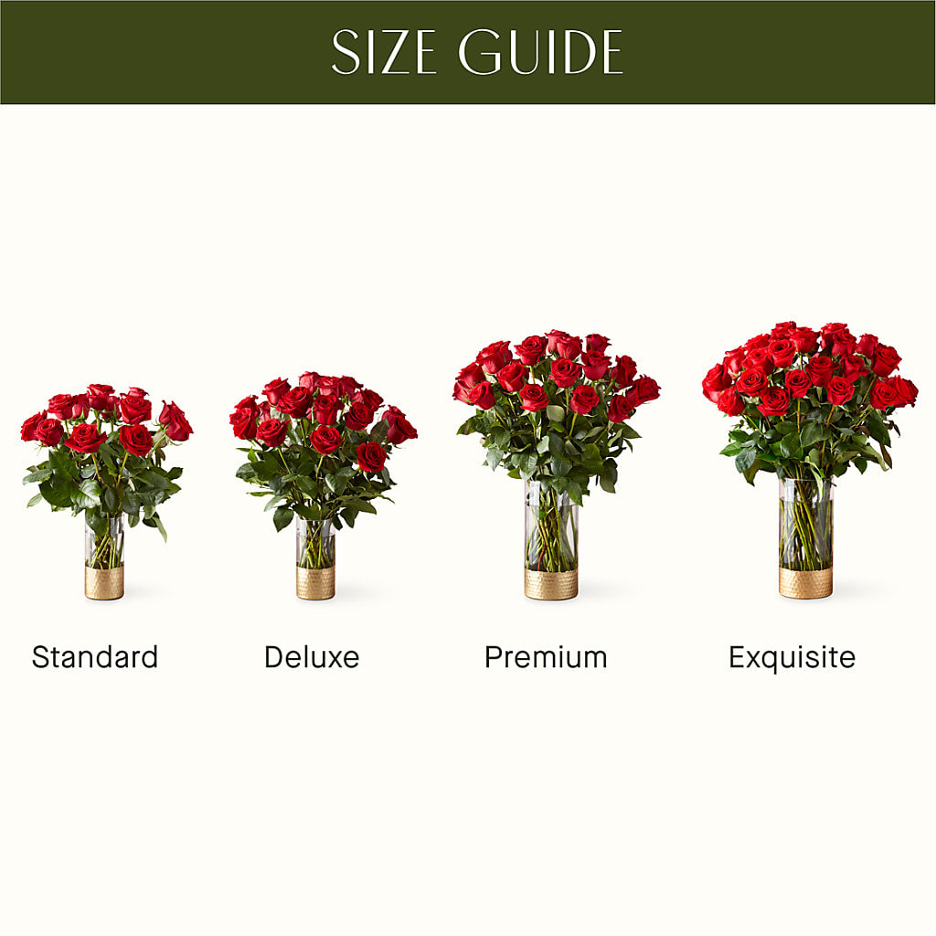 Classic Love Red Rose Bouquet –  Liberty Flower Farm, Forest VA