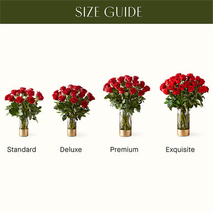 Classic Love Red Rose Bouquet –  Liberty Flower Farm, Forest VA