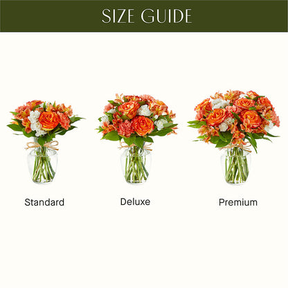 Apricot Glow Bouquet –  Liberty Flower Farm, Forest VA