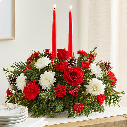 Holiday Soiree Centerpiece –  Liberty Flower Farm, Forest VA