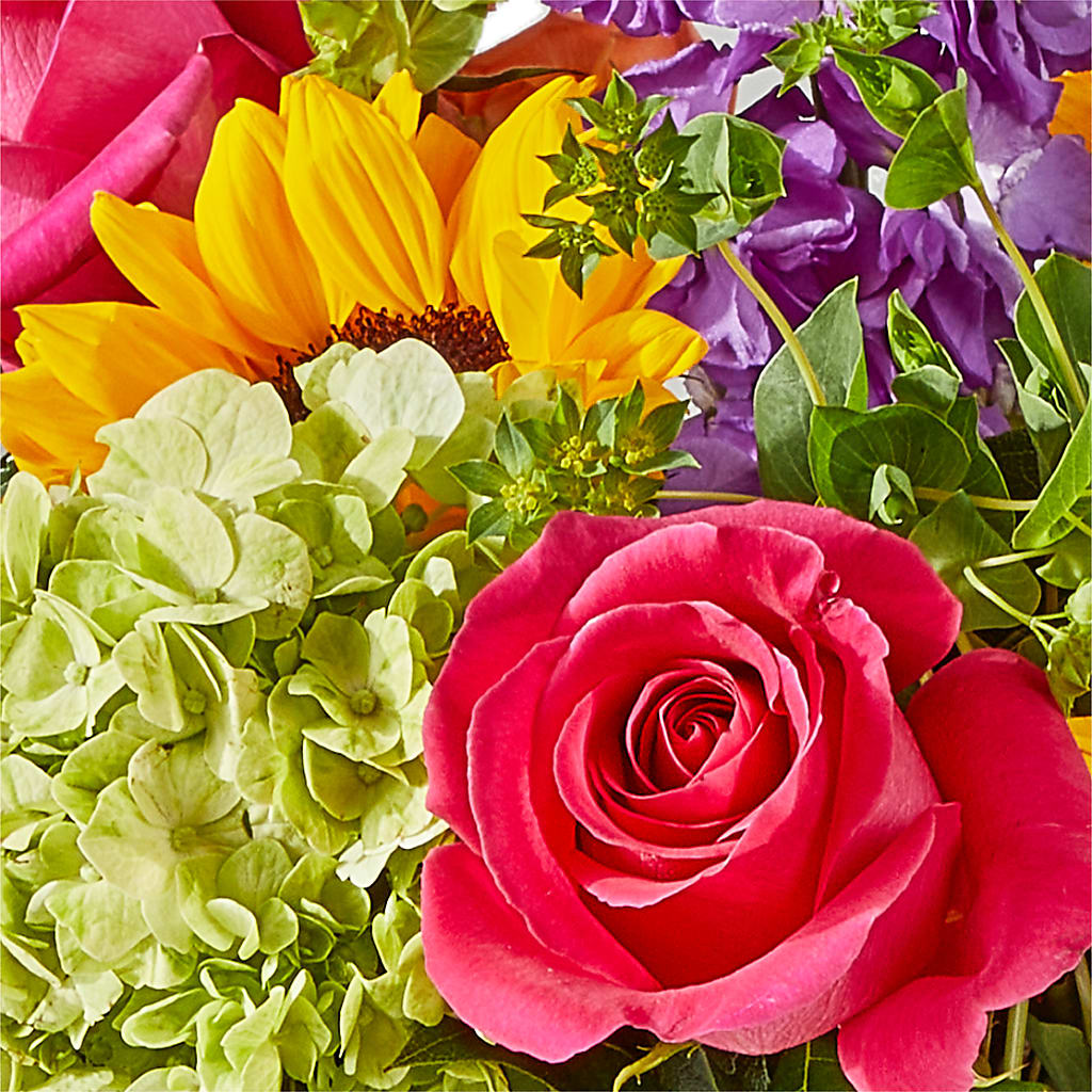 Vibrant Greetings Bouquet –  Liberty Flower Farm, Forest VA