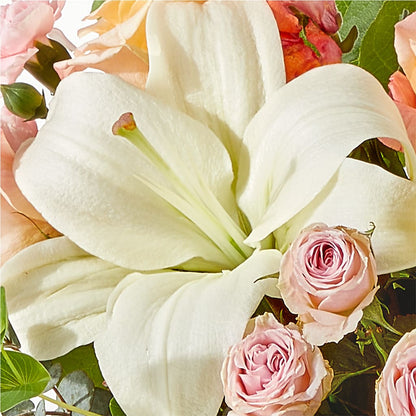 Grapefruit Splash Bouquet –  Liberty Flower Farm, Forest VA