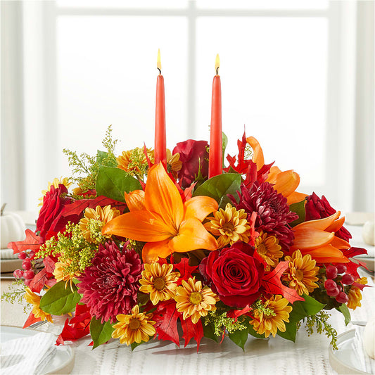 Autumn's Embrace Centerpiece –  Liberty Flower Farm, Forest VA