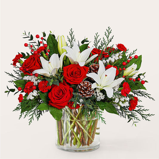 Best in Snow Bouquet –  Liberty Flower Farm, Forest VA