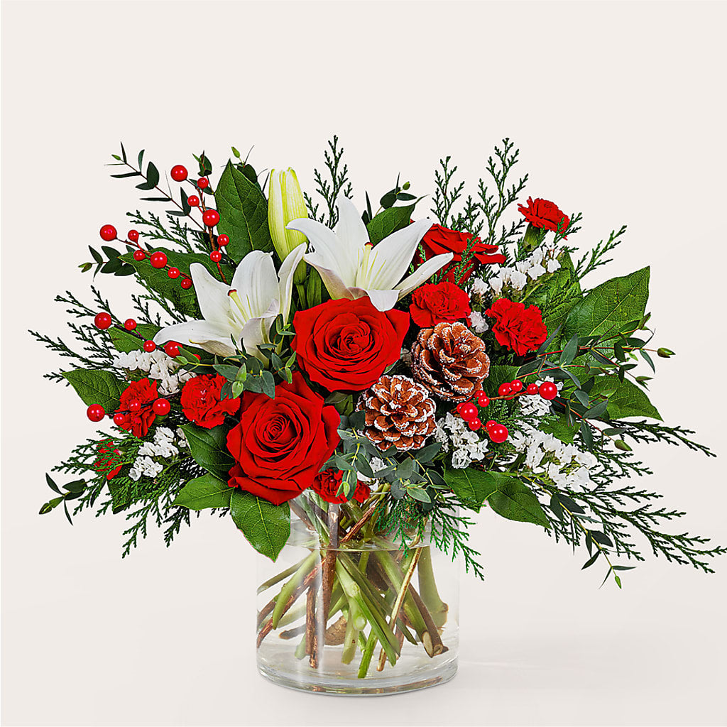 Best in Snow Bouquet –  Liberty Flower Farm, Forest VA