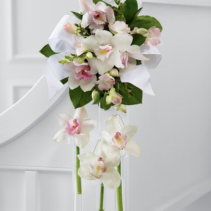 Perfect Entrance Pew Arrangement –  Liberty Flower Farm, Forest VA