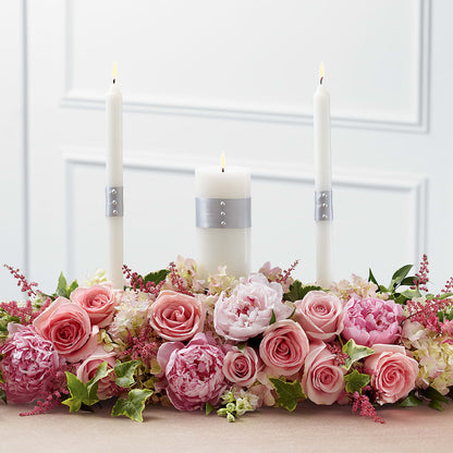 Worldwide Romance Unity Candle Arrangement –  Liberty Flower Farm, Forest VA