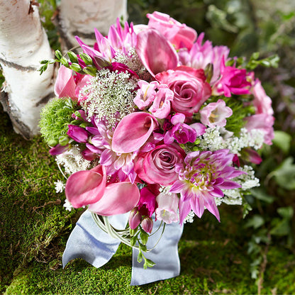 Pink Profusion Bouquet –  Liberty Flower Farm, Forest VA