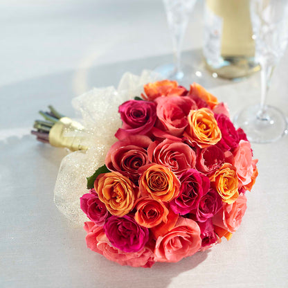 Sweet Roses Bouquet –  Liberty Flower Farm, Forest VA