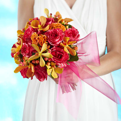 Brilliant Shades of Love Bouquet –  Liberty Flower Farm, Forest VA
