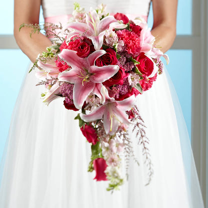Lily & Rose Bouquet –  Liberty Flower Farm, Forest VA